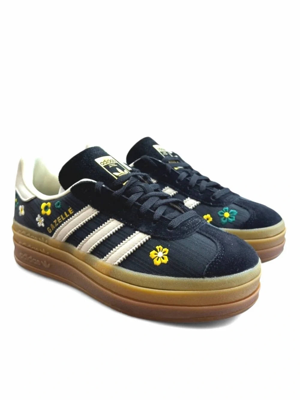 adidas x Liberty London Black/Floral Gazelle Bold Shoes Size US Women’s 10.5